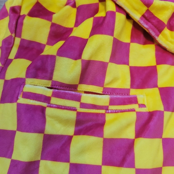 Anti Social Social Club Pajama Set Size Medium Velour Pants Shirt And Bag - Picture 5 of 8